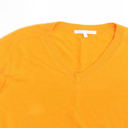 Next Womens Orange   Pullover Jumper Size XS