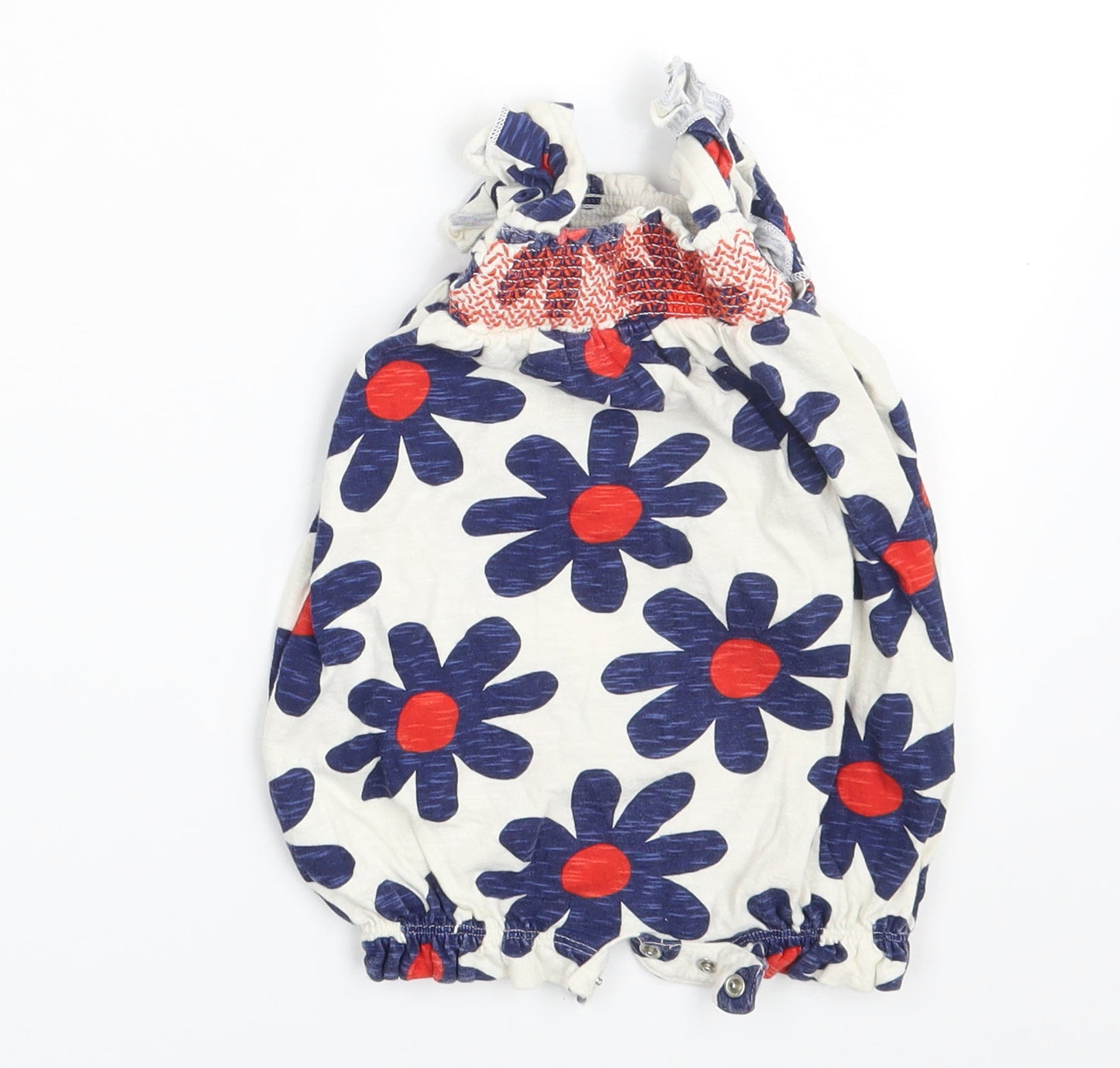 NEXT Girls Ivory Floral  Basic T-Shirt Size 3-6 Months