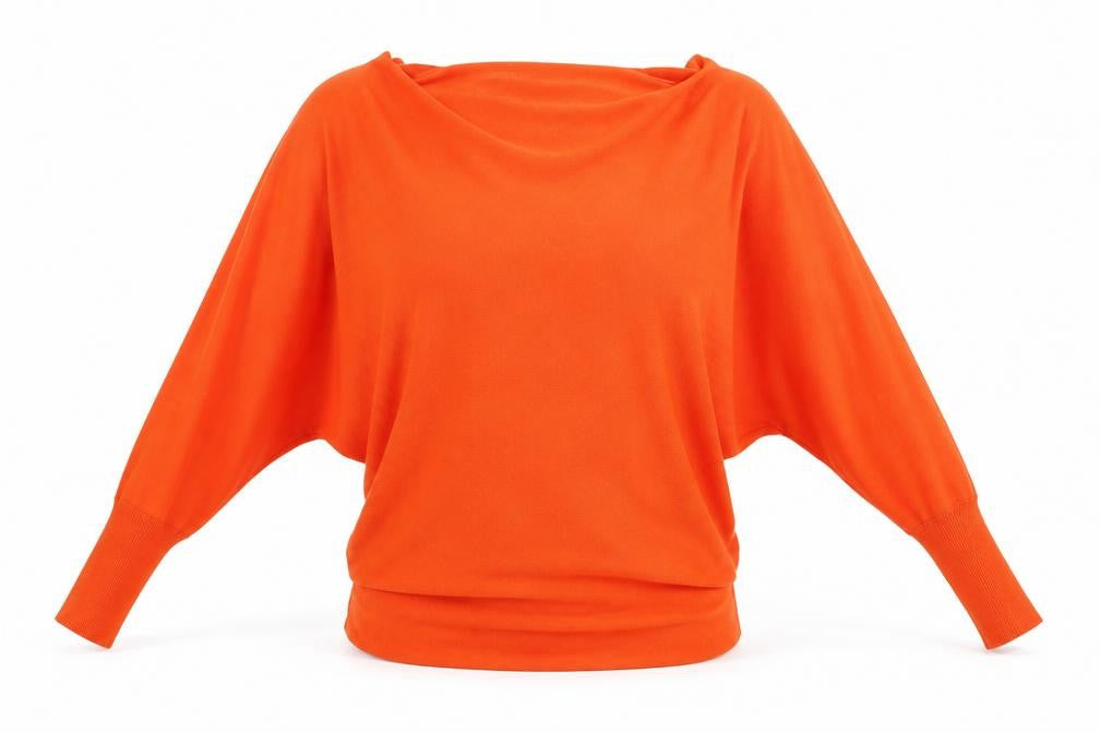 Ashley Brooke Womens Orange   Pullover Jumper Size 10