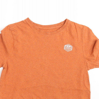 Preloved F&F Boys Orange   Basic T-Shirt - Detail