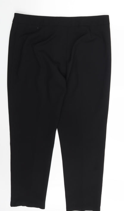 George Womens Black   Trousers  Size 16 L25 in