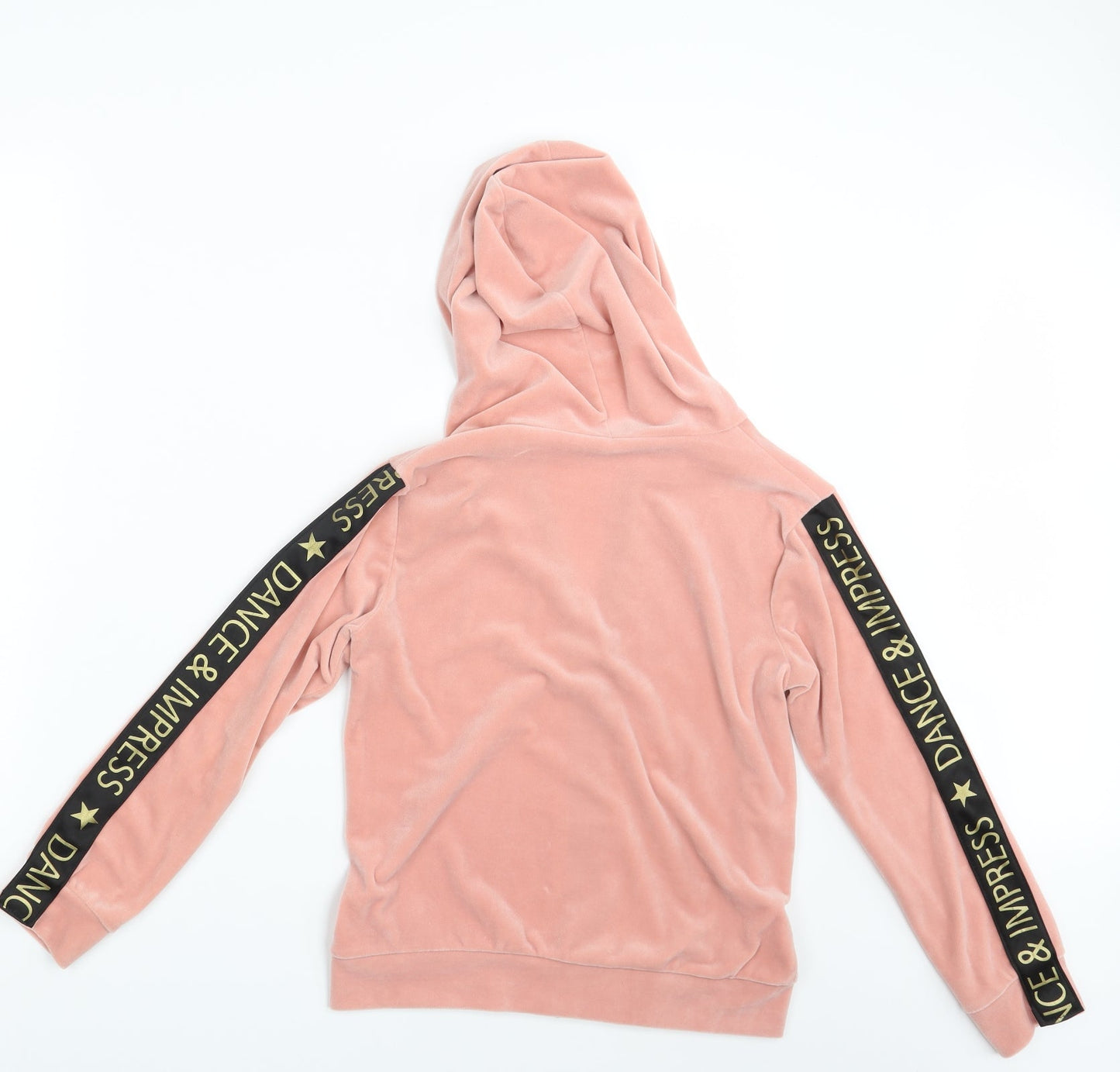 Preworn Girls Pink   Full Zip Hoodie One Size  - Dance & Impress