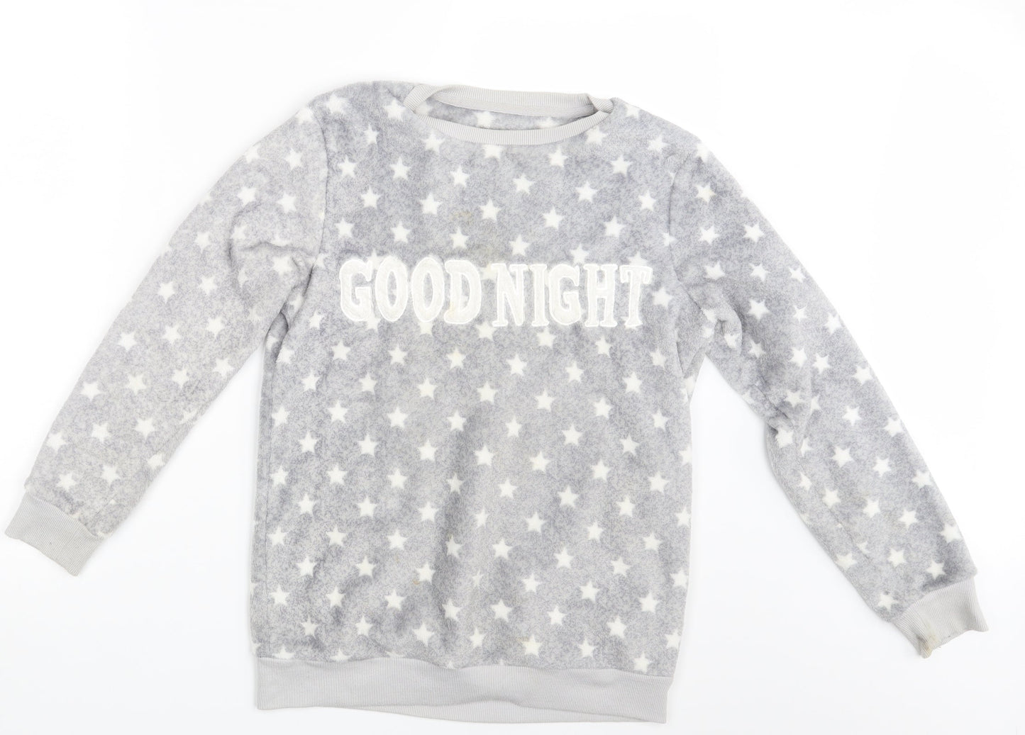 YD Girls Grey Polka Dot  Pullover Jumper Size 12-13 Years  - Goodnight
