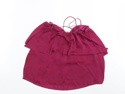 River Island Womens Purple   Basic Blouse Size 12