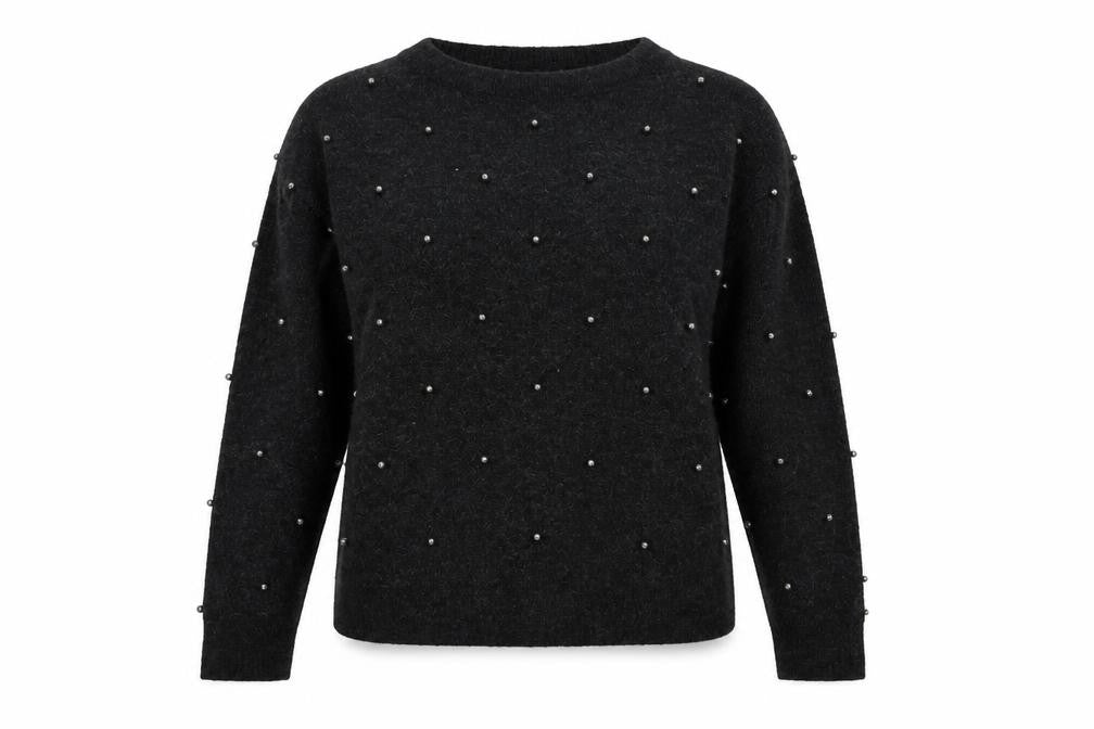 H&M Womens Grey  Knit Pullover Jumper Size L