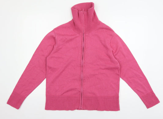 Collection Womens Pink  Knit Cardigan Jumper Size L