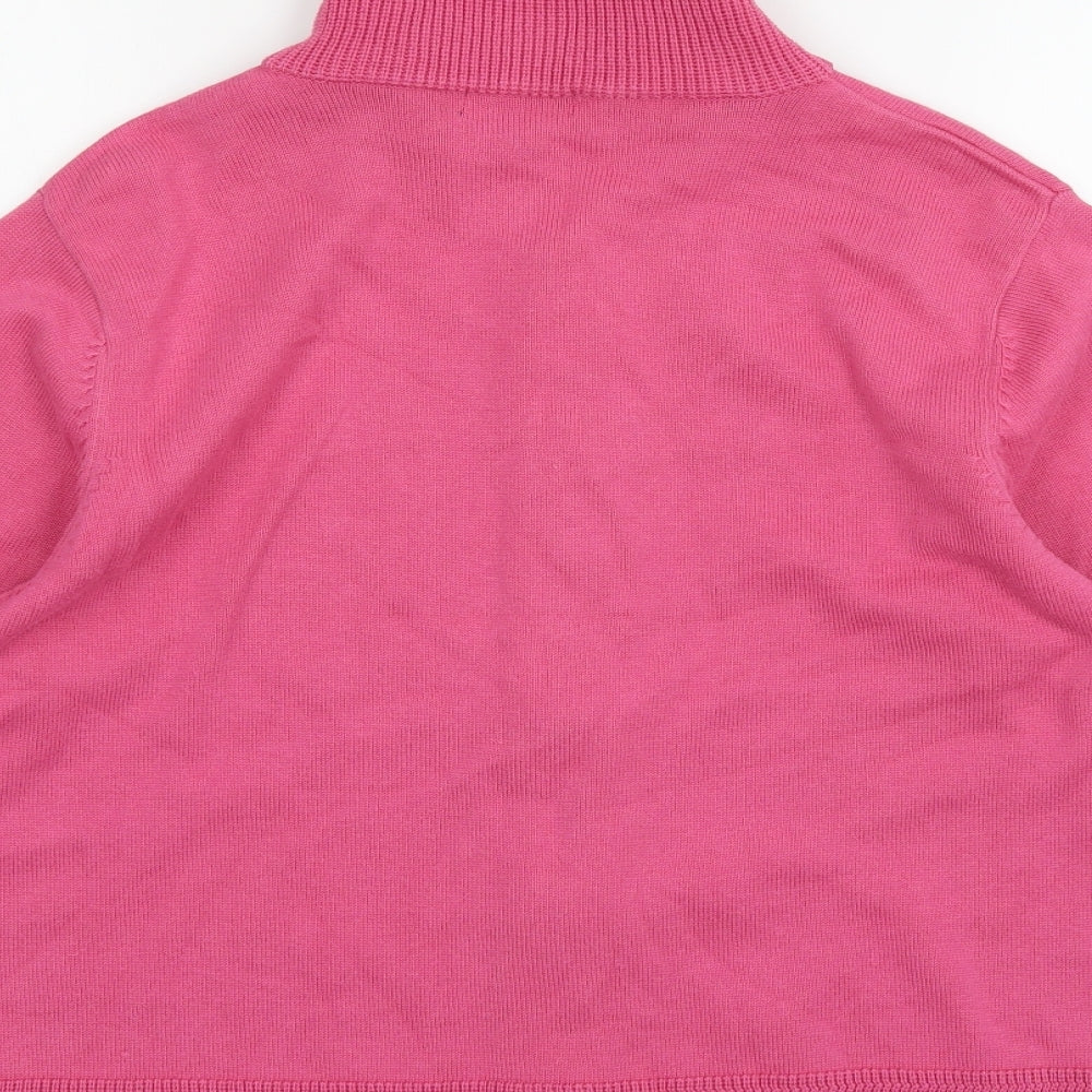Collection Womens Pink  Knit Cardigan Jumper Size L