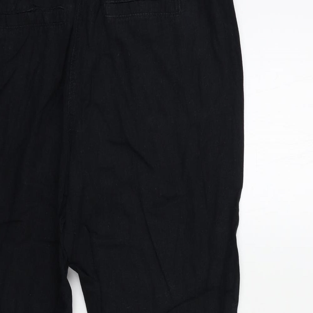 George Womens Black   Trousers  Size 14 L27 in