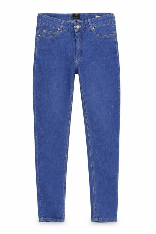 peachy pink Womens Blue  Denim Skinny Jeans Size 10 L30 in