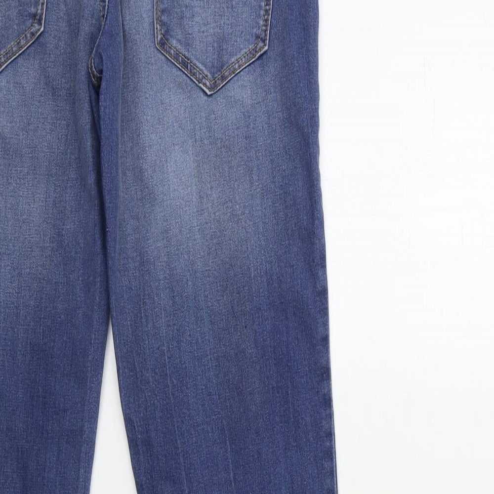 Preworn Womens Blue  Denim Skinny Jeans Size 23 in L29 in