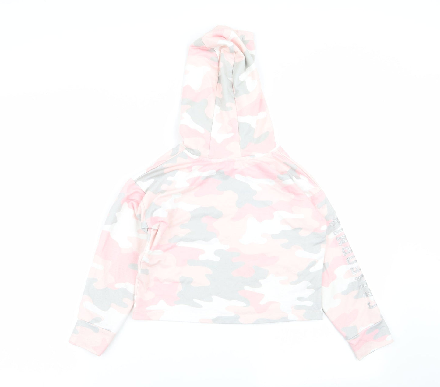 Asda George Girls Multicoloured Camouflage  Pullover Jumper Size 7-8 Years