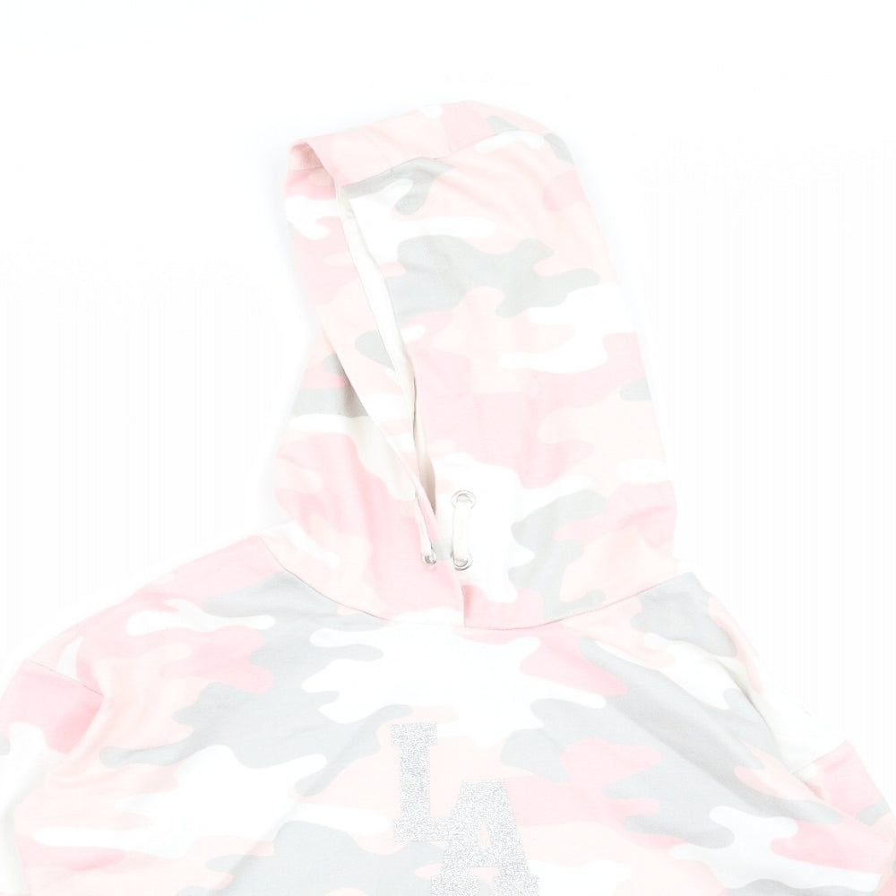 Asda George Girls Multicoloured Camouflage  Pullover Jumper Size 7-8 Years