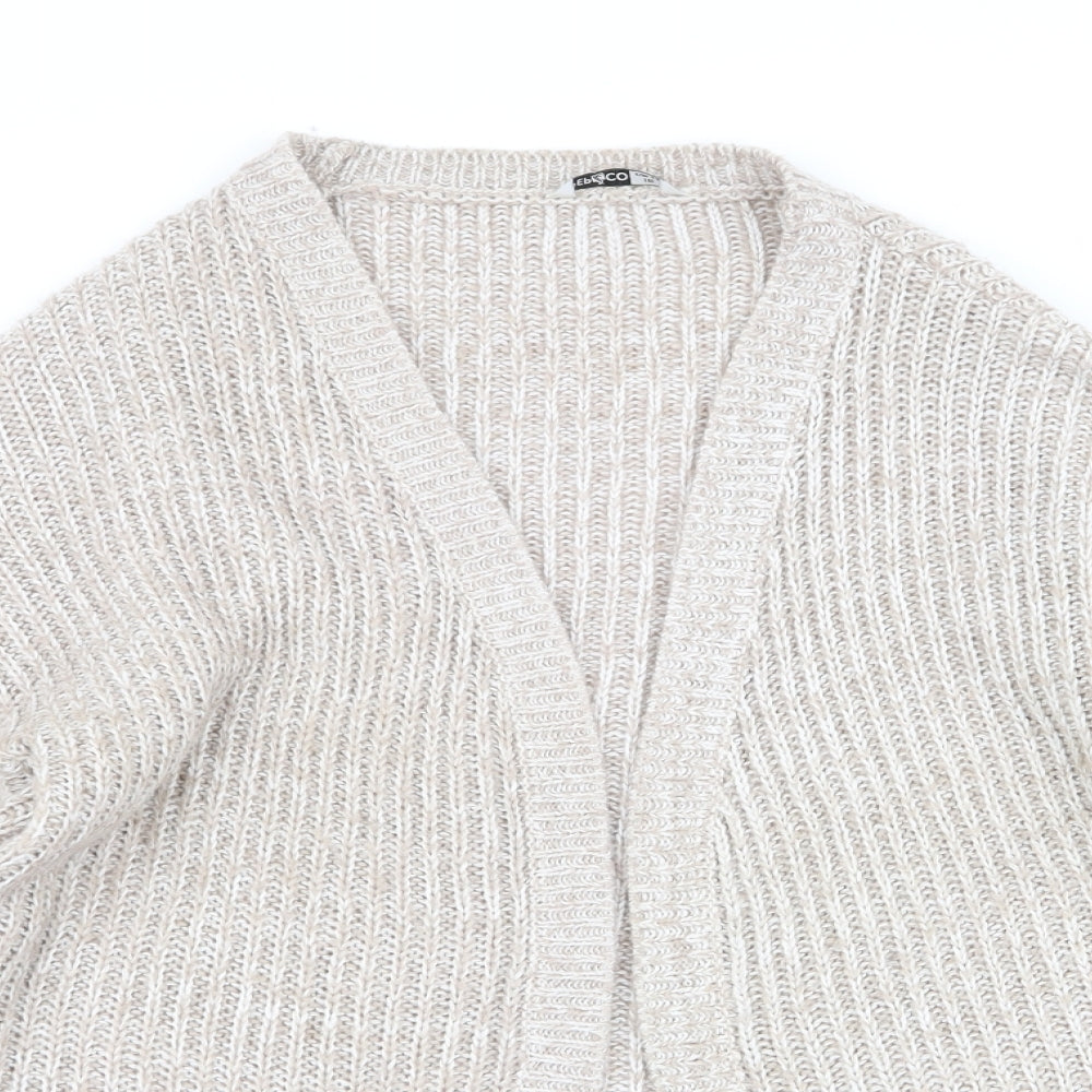 Pep and co Womens Beige   Cardigan Jumper Size 12