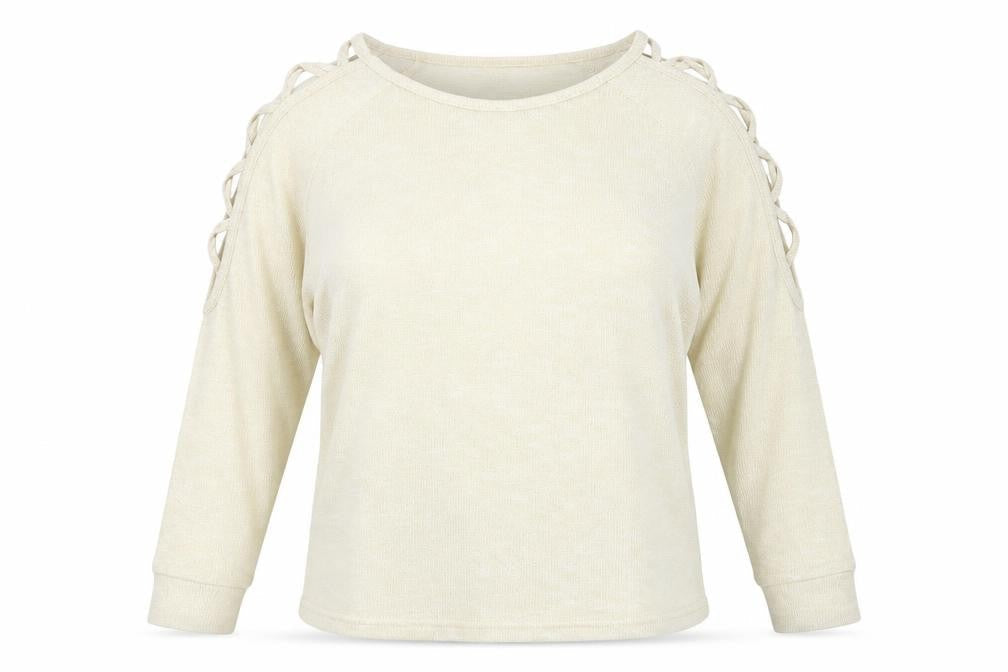 Avon Womens Ivory   Basic T-Shirt Size 10