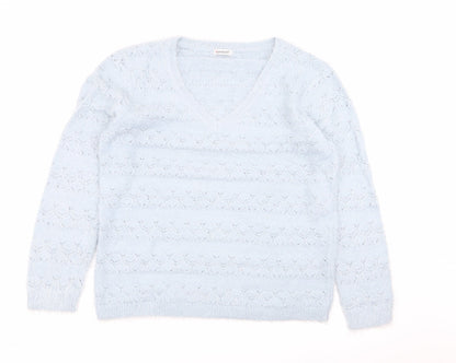 Damart Womens Blue   Pullover Jumper Size 14