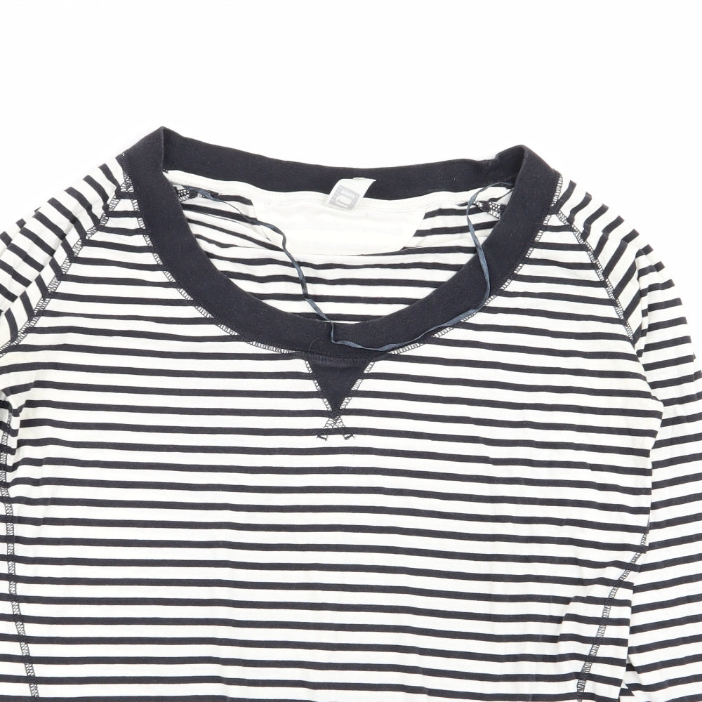 raw Womens Multicoloured Striped  Pullover Jumper Size M