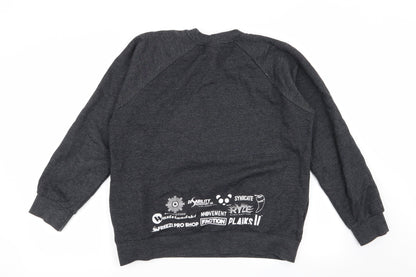 Syndicate Mens Grey   Pullover Jumper Size M