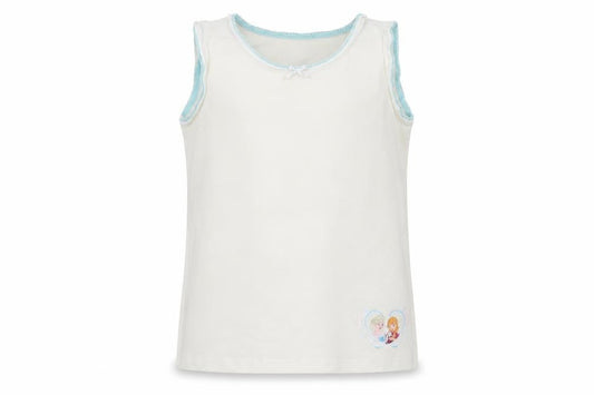 Marks & Spencer Girls White   Basic Tank Size 6-7 Years