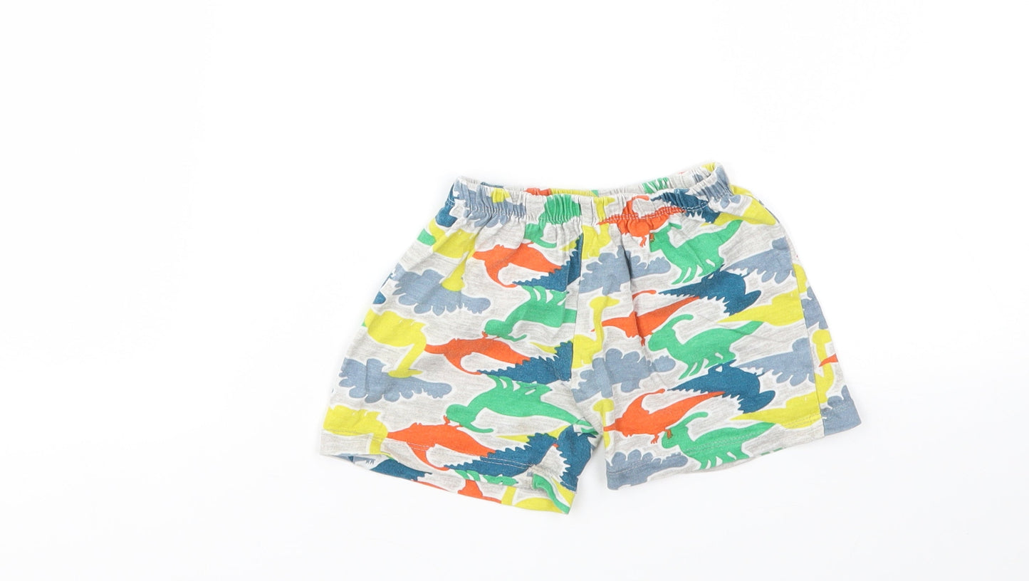 KIDS Boys Multicoloured Animal Print  Sweat Shorts Size 10 Years