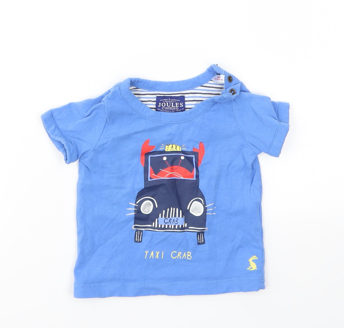 jouels Boys Blue   Basic Tank Size 6-9 Months