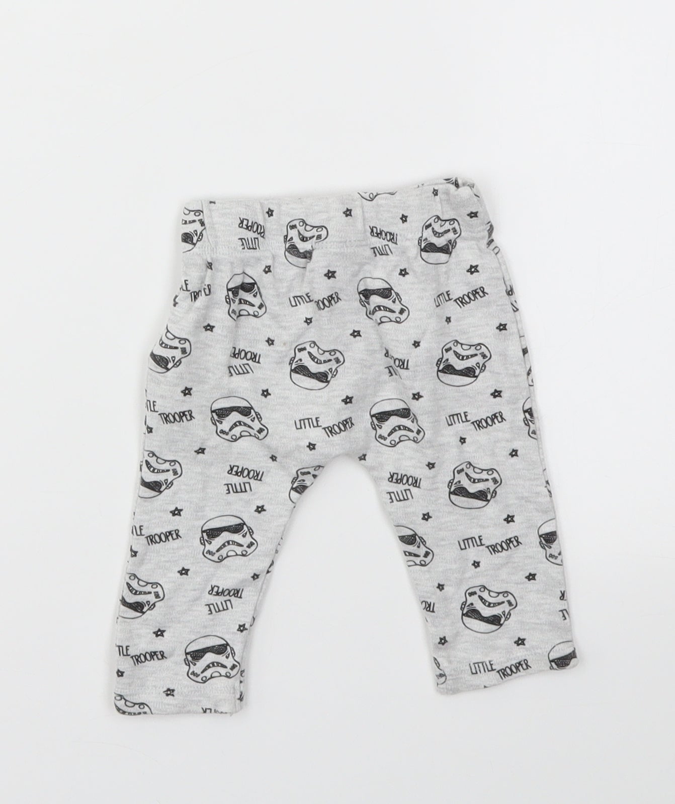 Star Wars Boys Grey Geometric  Capri Leggings Size 0-3 Months