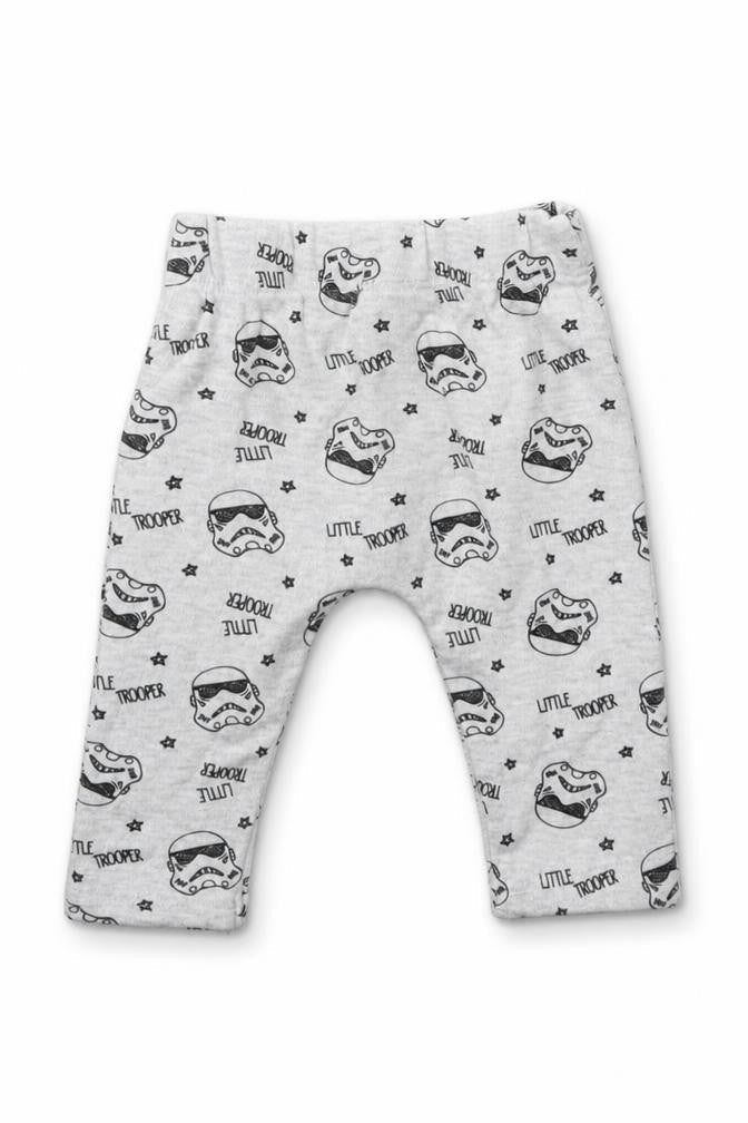 Star Wars Boys Grey Geometric  Capri Leggings Size 0-3 Months