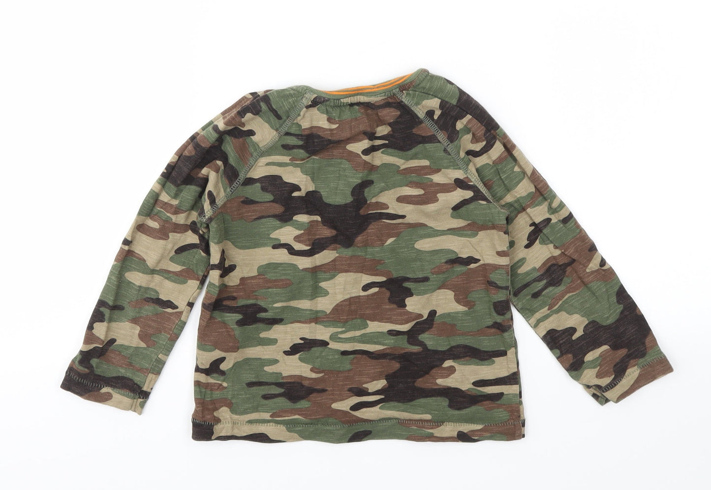 Gap Boys Green Camouflage  Basic T-Shirt Size 3 Years