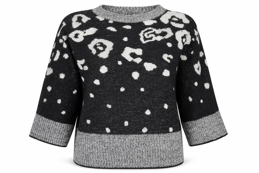 Anthology Womens Multicoloured Animal Print  Pullover Jumper Size 20