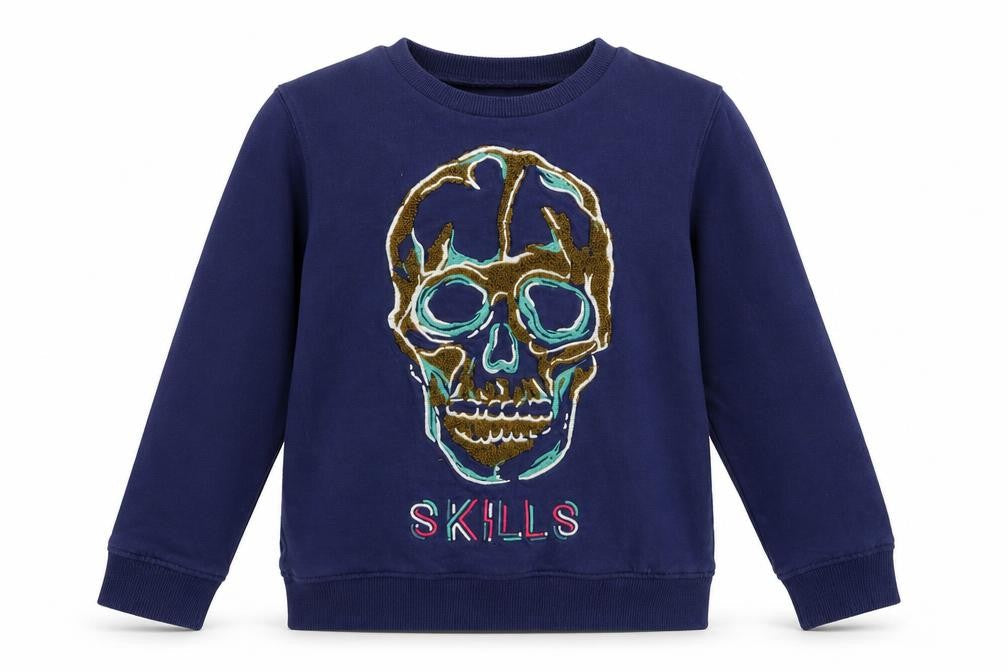 Preworn Boys Blue   Pullover Sweatshirt Size S