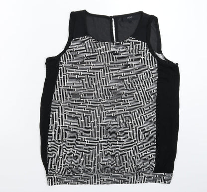 Next Womens Multicoloured Geometric  Basic Tank Size 14