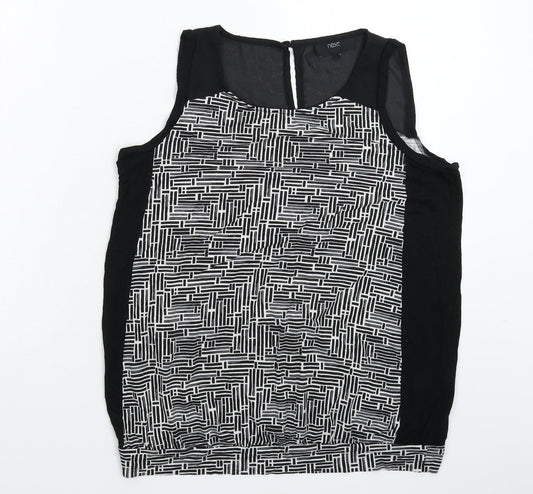 NEXT Womens Multicoloured Geometric  Basic Tank Size 14