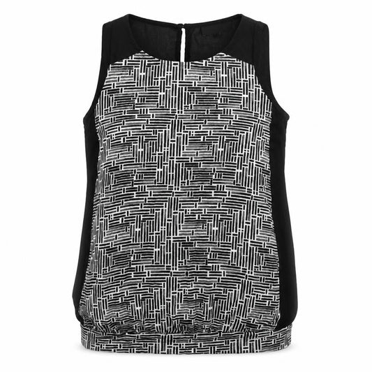 Next Womens Multicoloured Geometric  Basic Tank Size 14