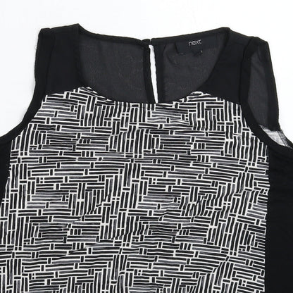 Next Womens Multicoloured Geometric  Basic Tank Size 14