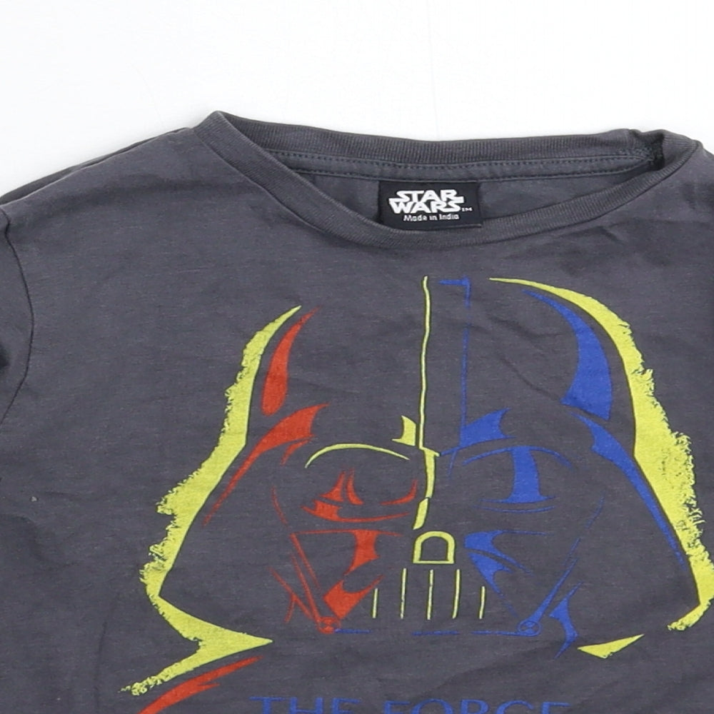 Star Wars Boys Grey   Basic T-Shirt Size S