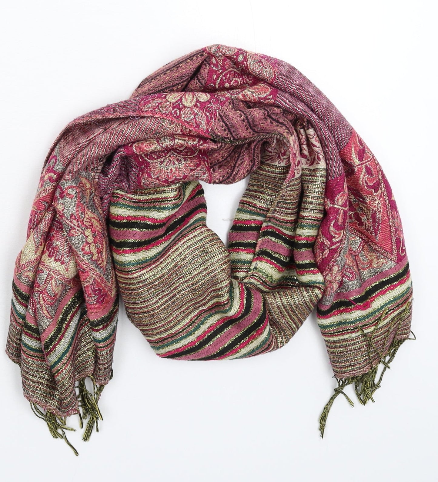 Preworn Womens Multicoloured  Knit  Scarf