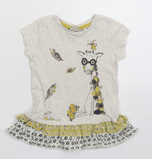 NEXT Girls Grey   T-Shirt Dress  Size 18-24 Months