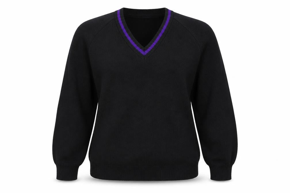 Swi Womens Black  Knit Pullover Jumper Size XS