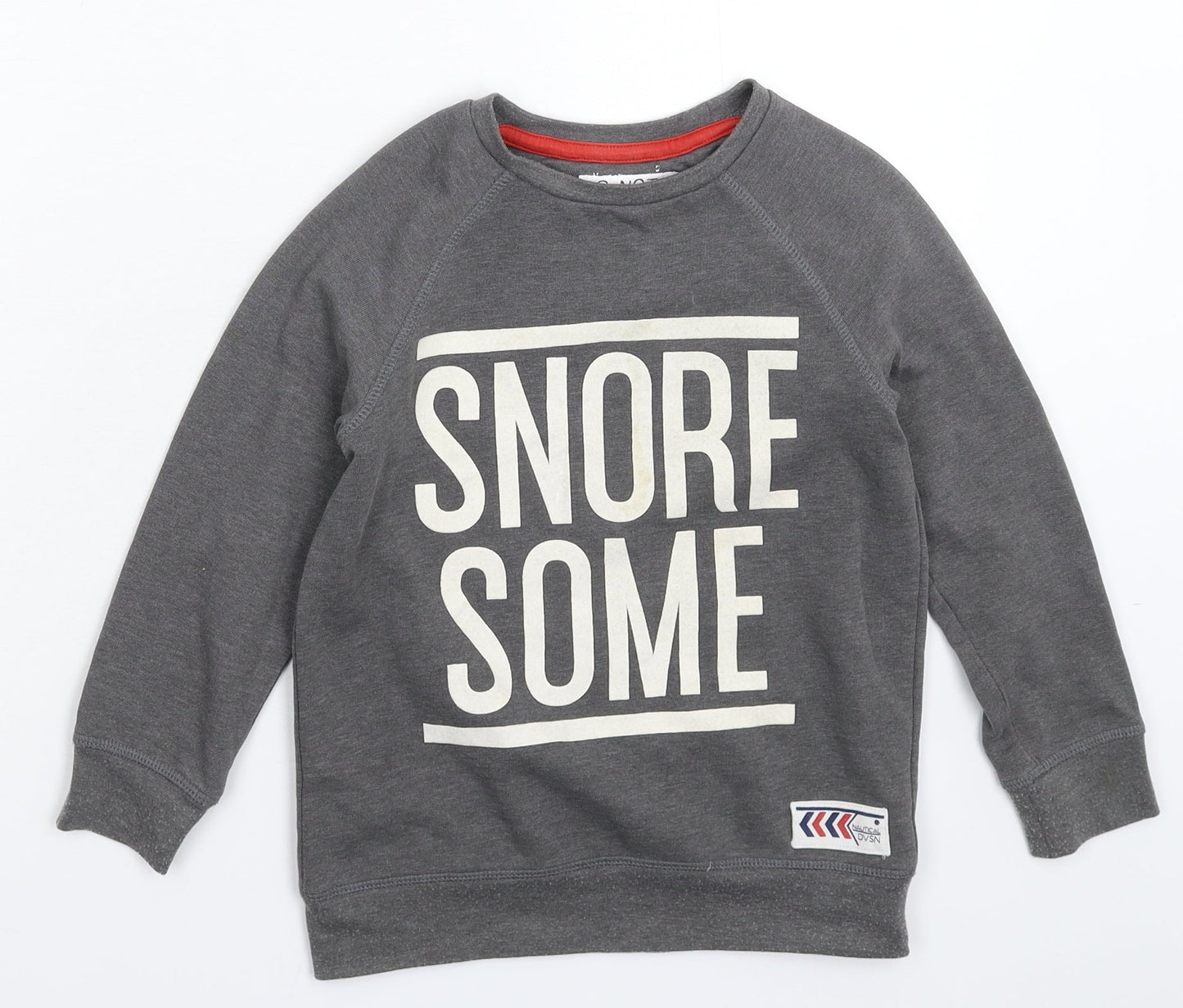 Marks and Spencer Boys Grey   Pullover Sweatshirt Size 6-7 Years
