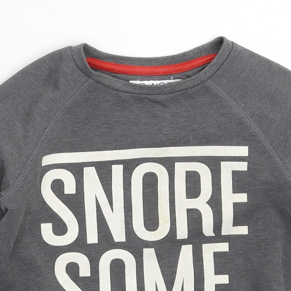 Marks and Spencer Boys Grey   Pullover Sweatshirt Size 6-7 Years