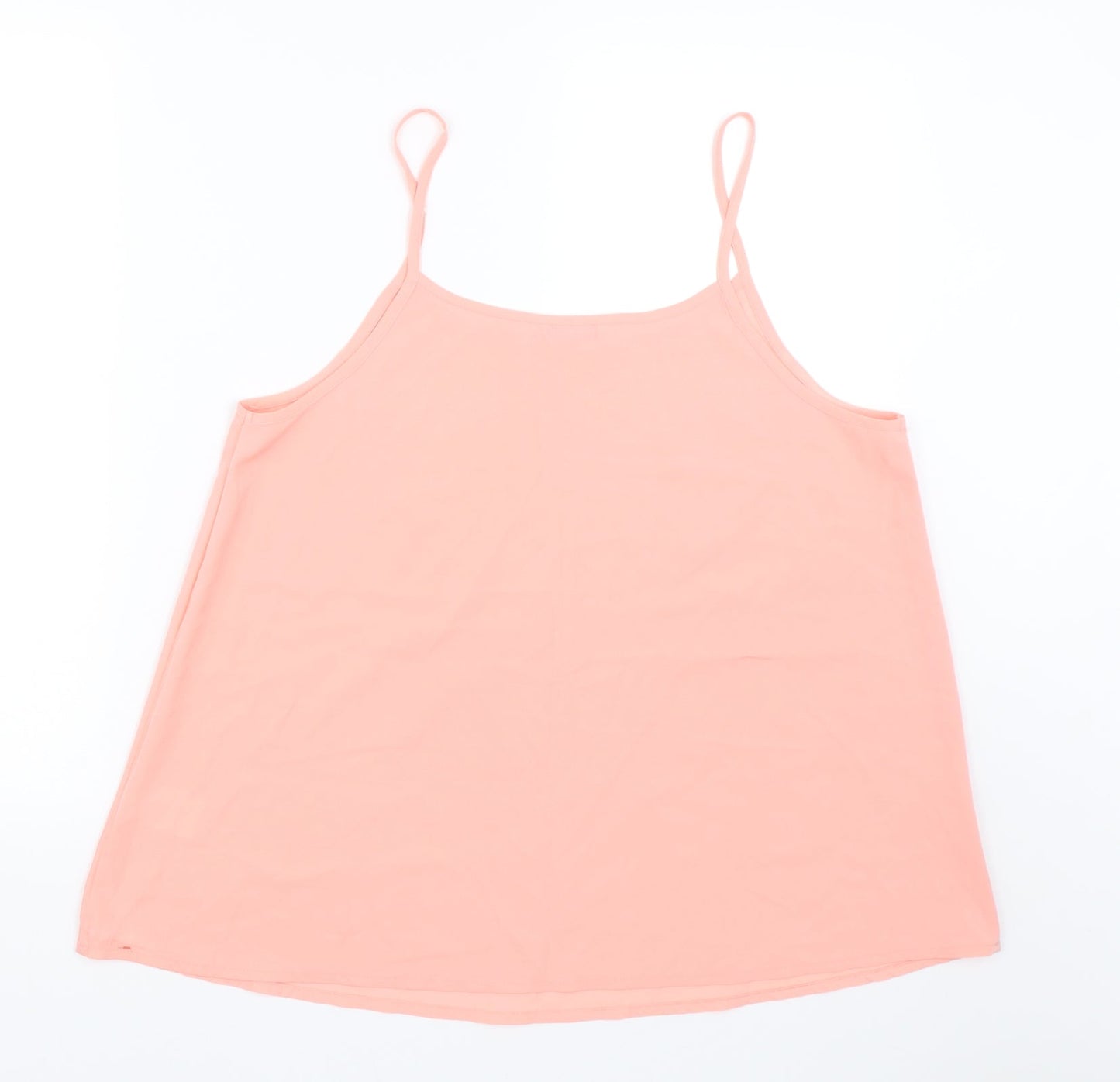 Peacocks Womens Pink   Basic Tank Size 14