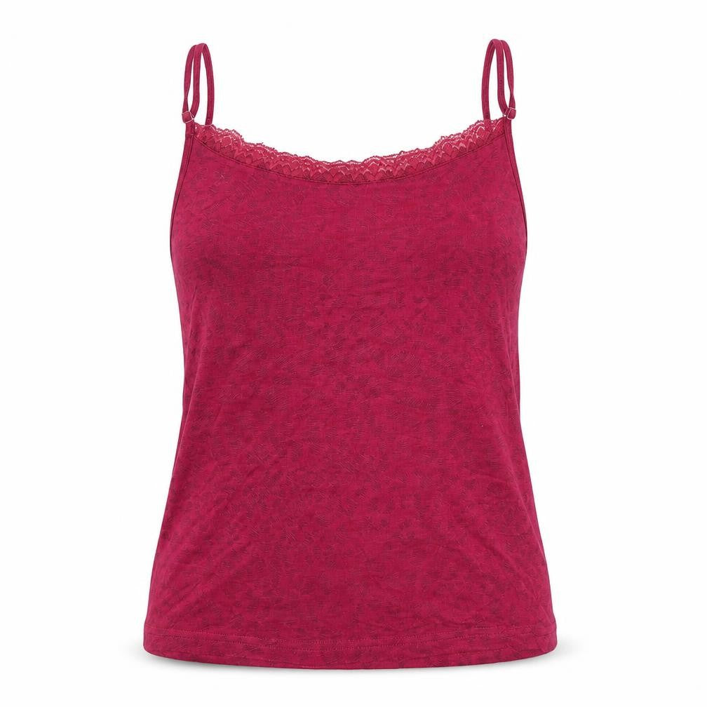Htown Womens Pink Animal Print  Basic Tank Size S