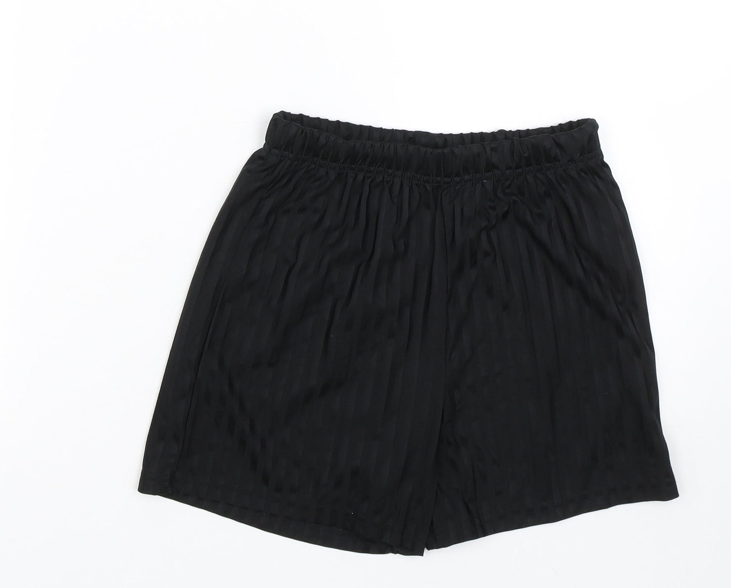 Schoolwear Boys Black Striped  Sweat Shorts Size 10 Years