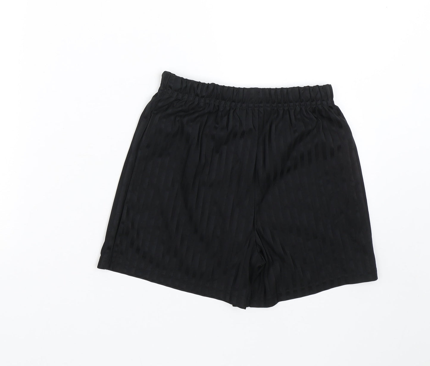 Schoolwear Boys Black Striped  Sweat Shorts Size 10 Years