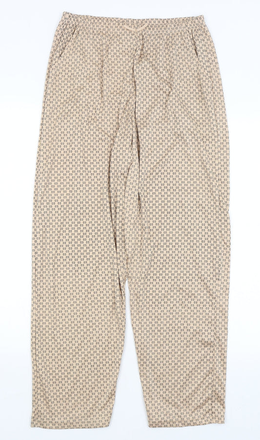 Le Tyna Womens Brown   Trousers  Size M L27 in