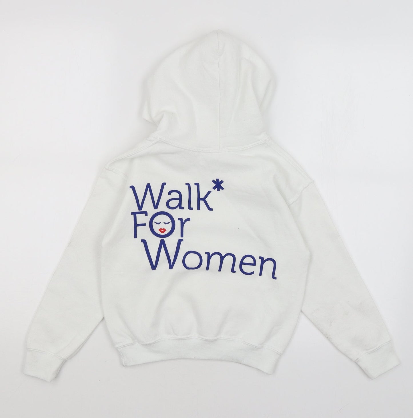 Gildan Girls White   Pullover Hoodie Size 5 Years  - Walk for Women