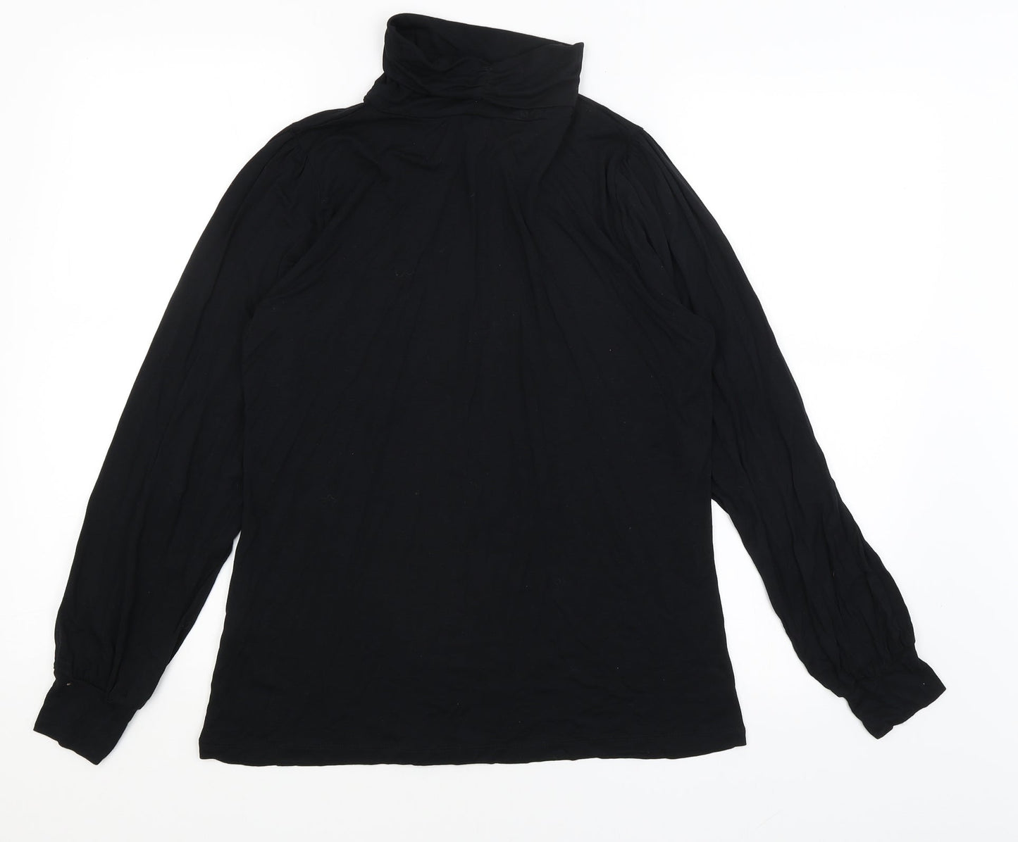 M&S Womens Black   Basic T-Shirt Size 14