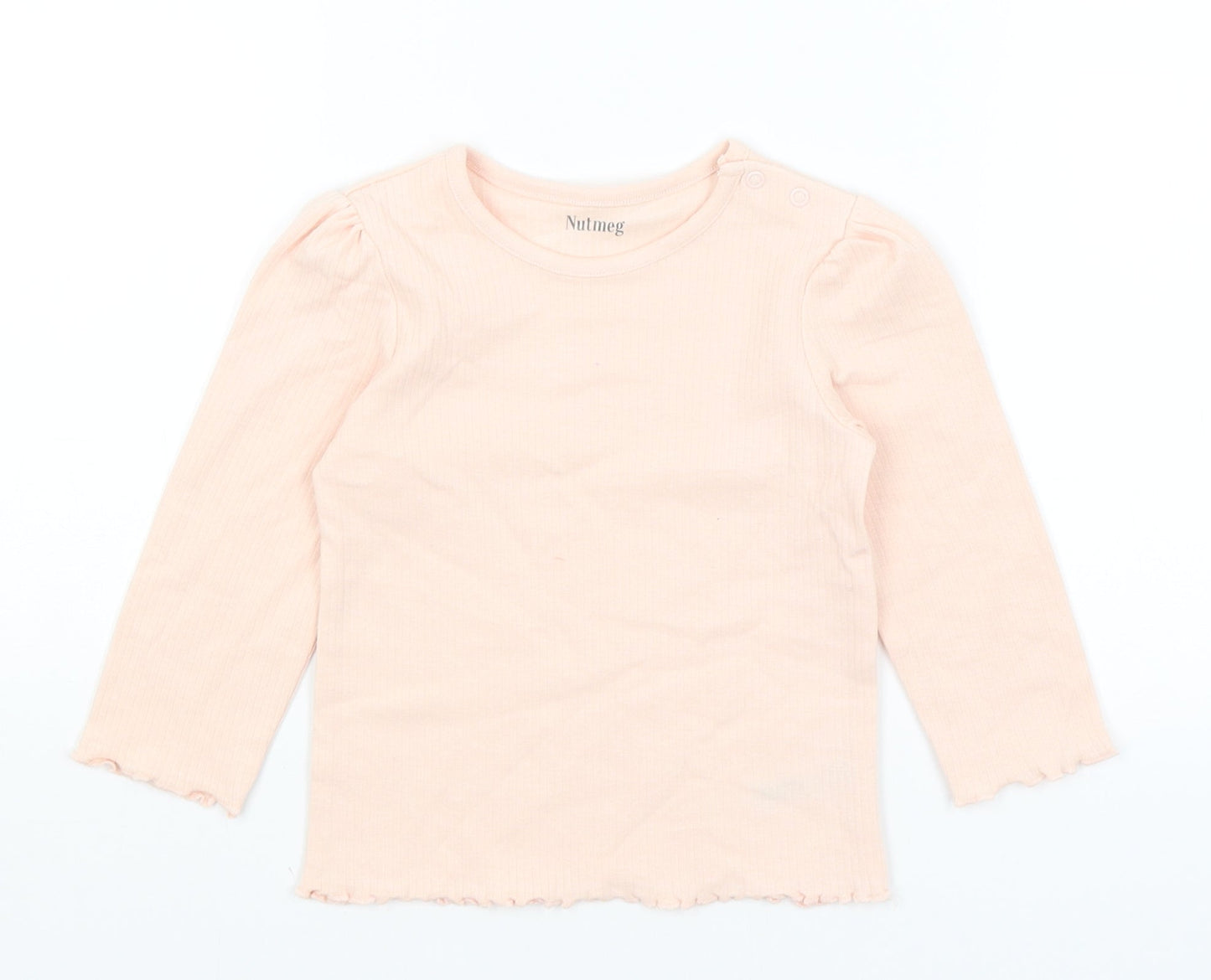 Nutmeg Baby Pink   Basic T-Shirt Size 12-18 Months