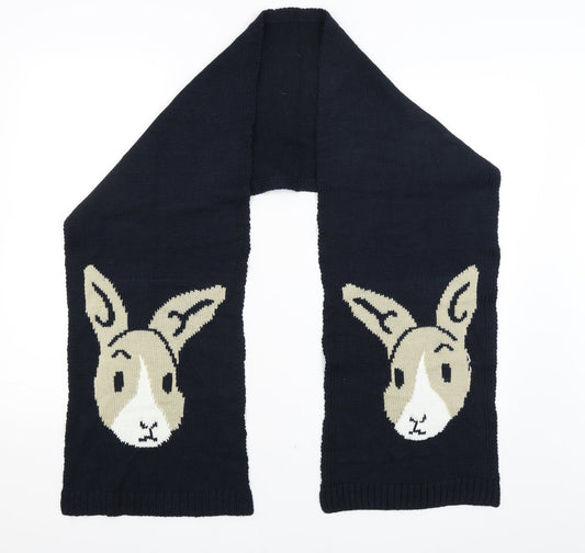 Preworn Womens Blue    Scarf   - Rabbits