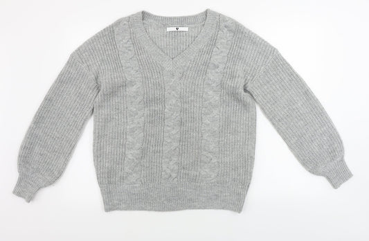 Very Womens Grey   Pullover Jumper Size 10