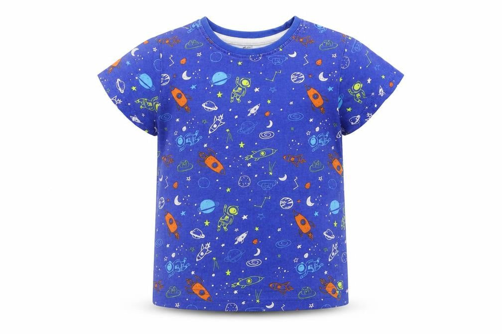 Pep&co      Girls Blue   Basic T-Shirt Size 4-5 Years